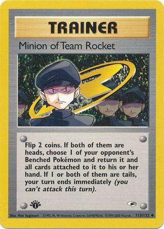 Minion of Team Rocket 113/132 - Gym Heroes