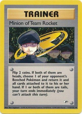 Minion of Team Rocket 113/132 - Gym Heroes