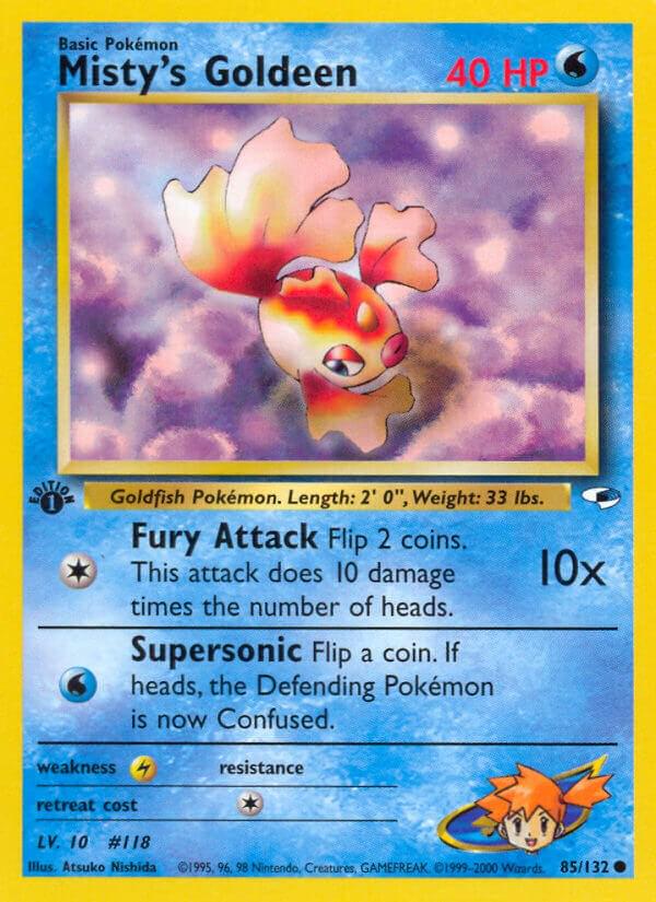 Misty's Goldeen 85/132 - Gym Heroes