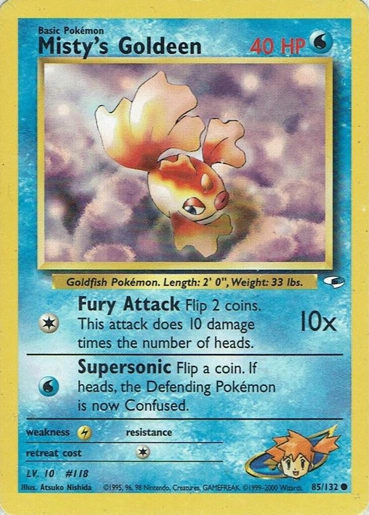 Misty's Goldeen 85/132 - Gym Heroes