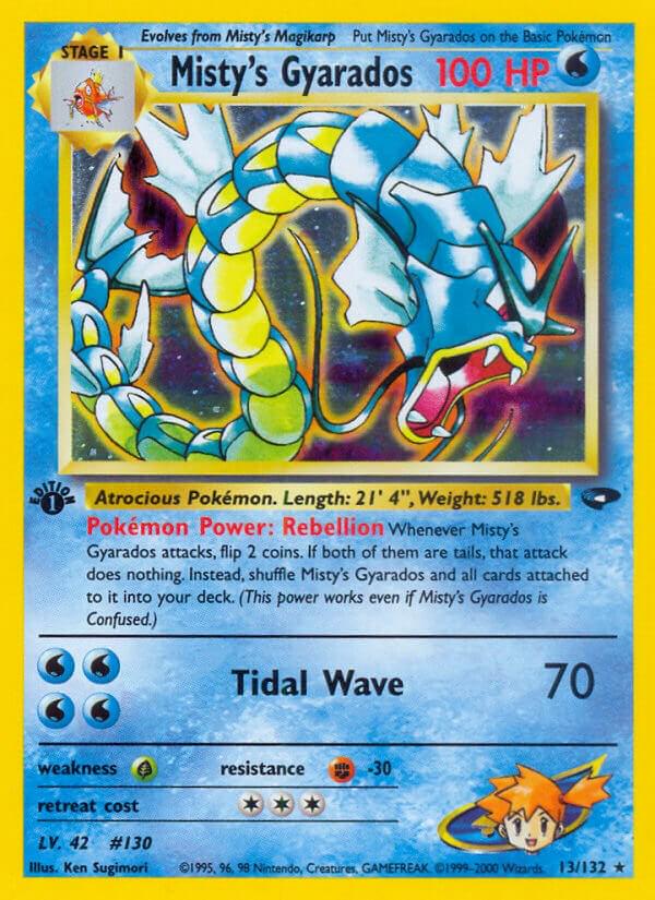 Misty's Gyarados 13/132 - Gym Challenge