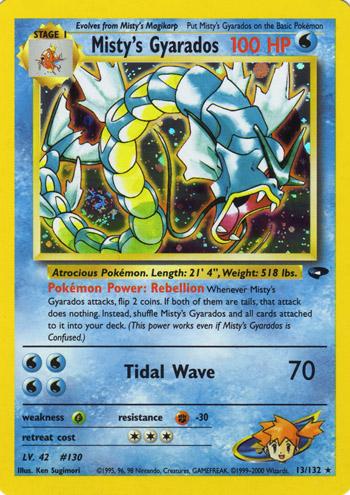 Misty's Gyarados 13/132 - Gym Challenge