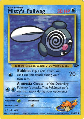 Misty's Poliwag 89/132 - Gym Challenge