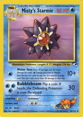 Misty's Tentacool 57/132 - Gym Heroes