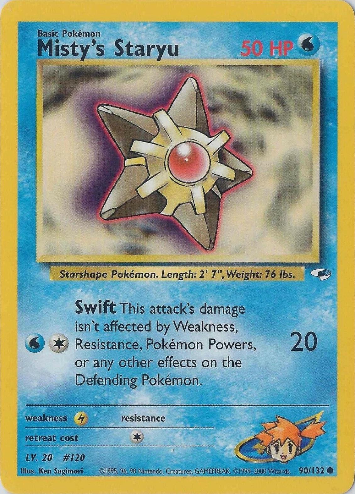 Misty's Staryu 90/132 - Gym Heroes