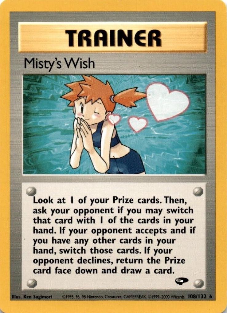 Misty's Wish 108/132 - Gym Challenge