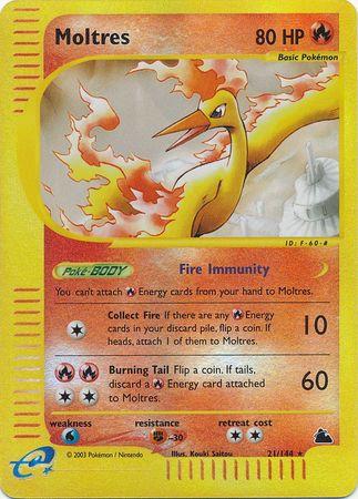 Moltres 21/144 - Skyridge