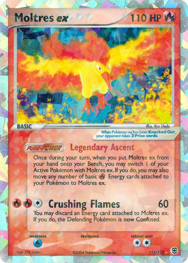 Moltres EX 115/112 - EX Fire Red & Leaf Green