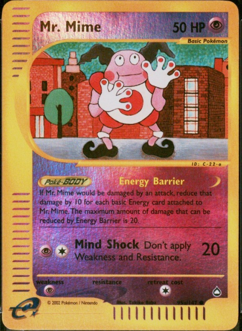 Mr. Mime 95a/147 - Aquapolis