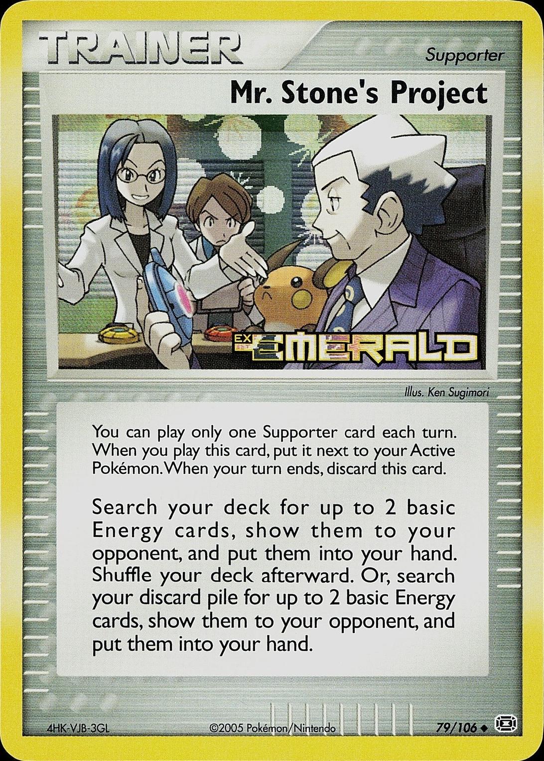 Mr. Stone's Project 79/106 - EX Emerald