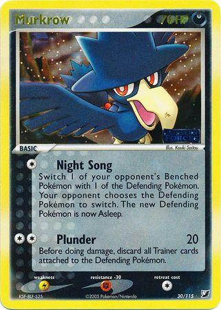 Murkrow 30/115 - EX Unseen Forces