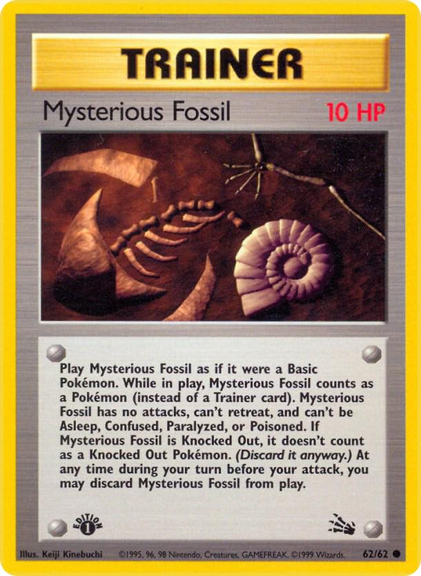 Mysterious Fossil 62/62 - Fossil Set