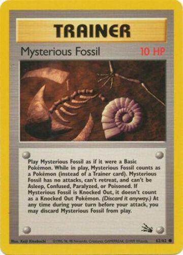 Mysterious Fossil 62/62 - Fossil Set