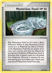 Mysterious Fossil 92/110 - EX Holon Phantoms