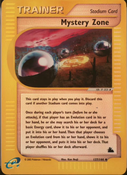 Mystery Zone 137/144 - Skyridge