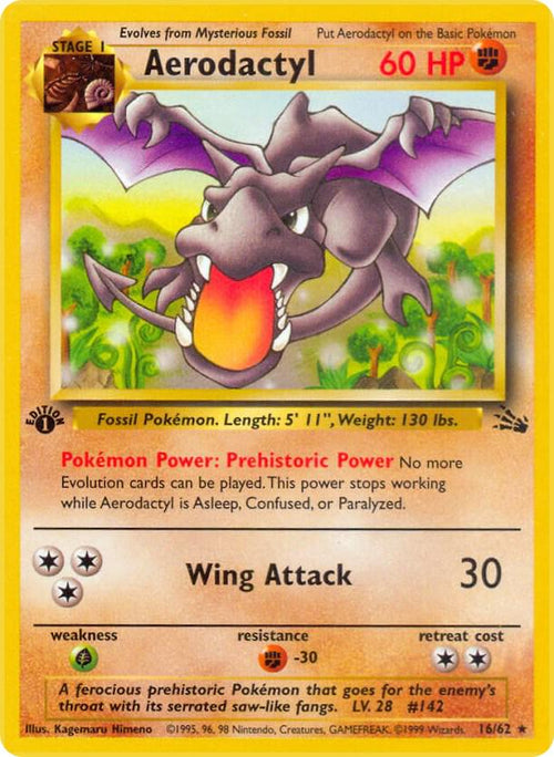 Aerodactyl 16/62 - Fossil Set