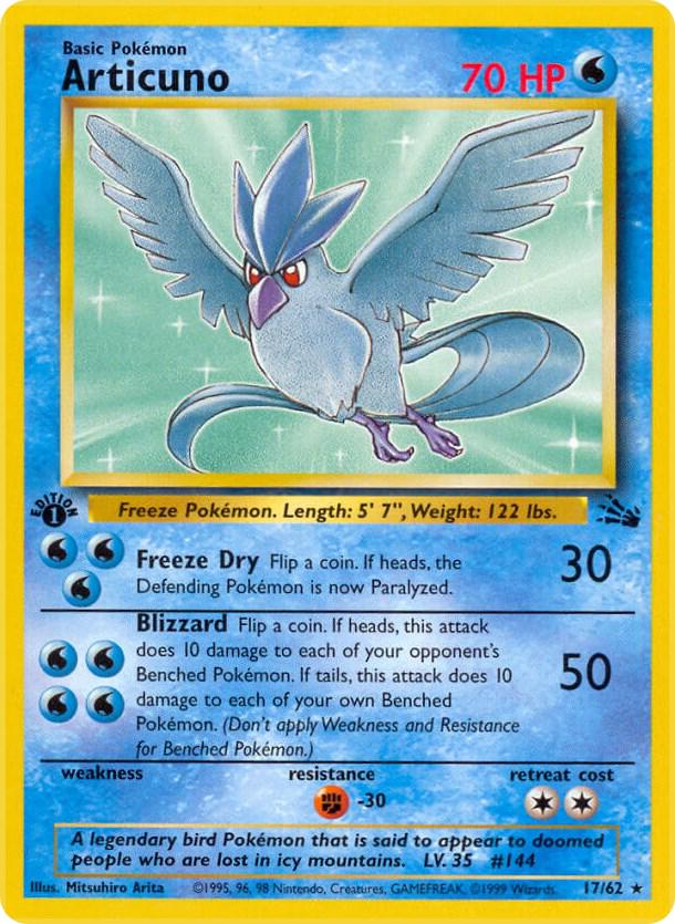Articuno 17/62 - Fossil Set
