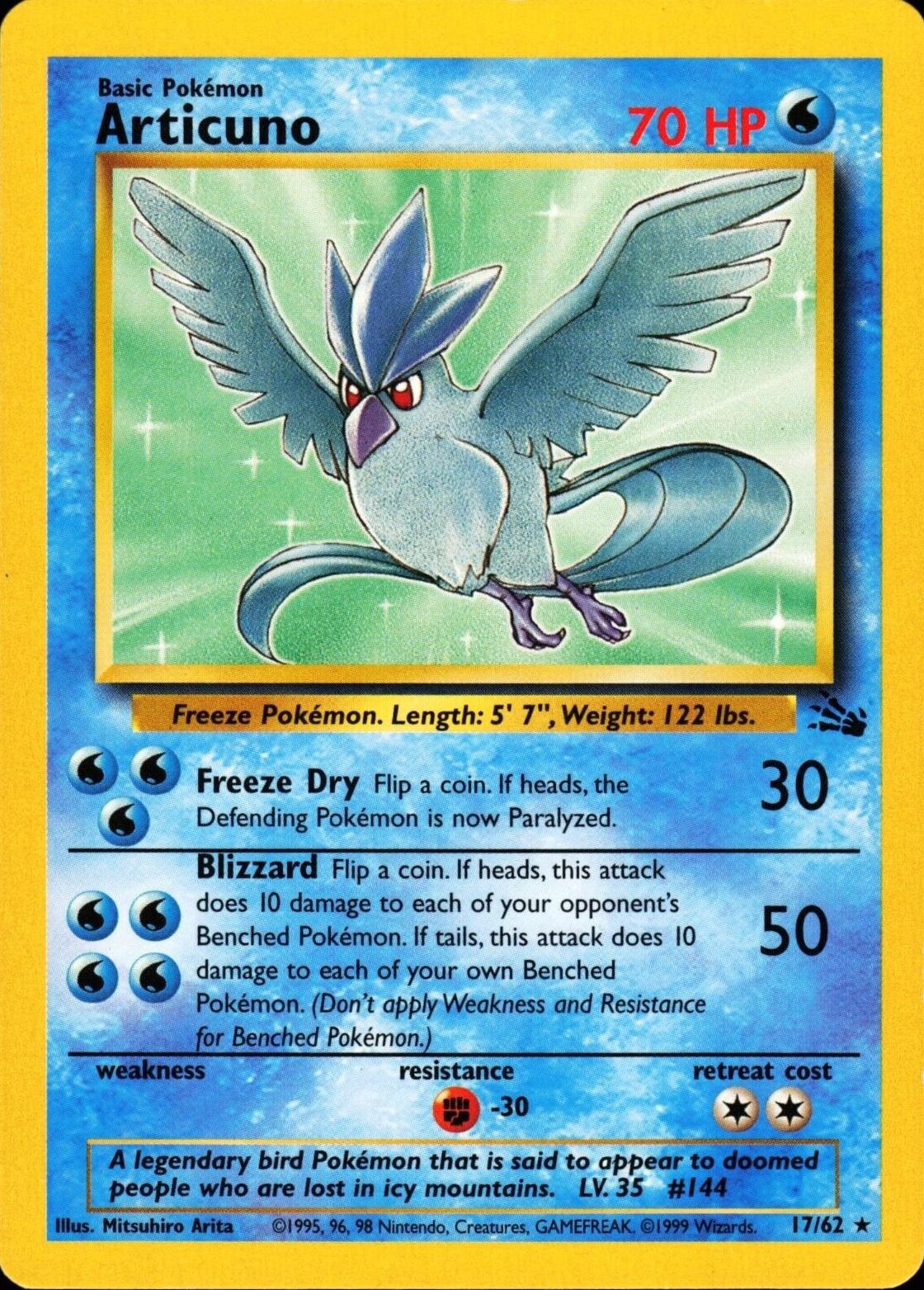 Articuno 17/62 - Fossil Set