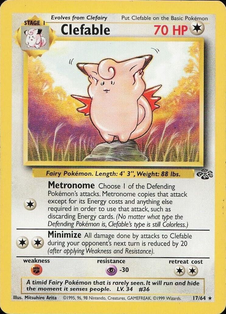 Clefable 17/64 - Jungle Set