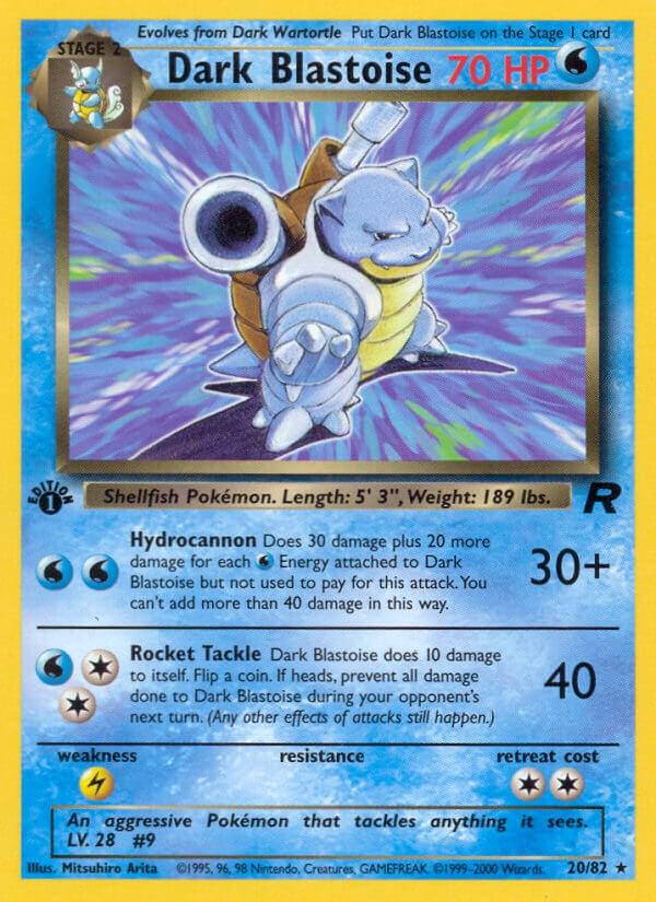 Dark Blastoise 20/82 - Team Rocket
