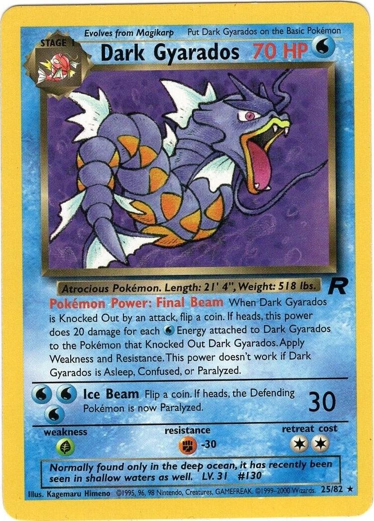 Dark Gyarados 25/82 - Team Rocket