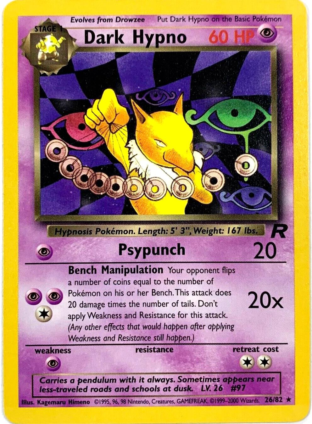 Dark Hypno 26/82 - Team Rocket