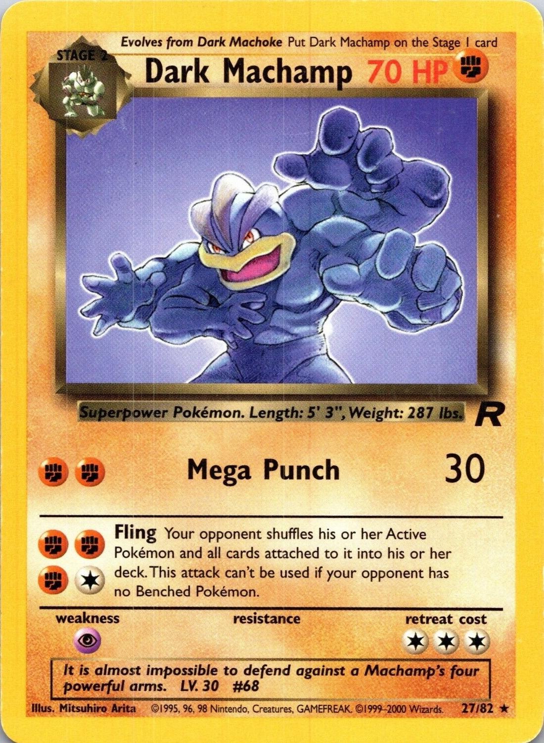 Dark Machamp 27/82 - Team Rocket