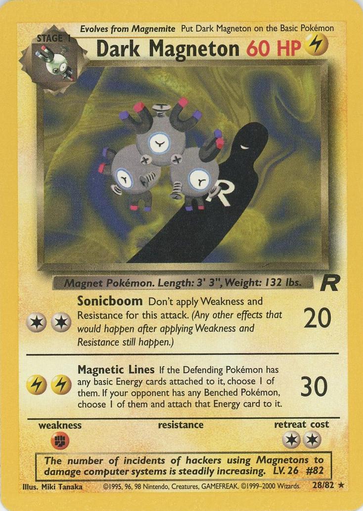 Dark Magneton 28/82 - Team Rocket