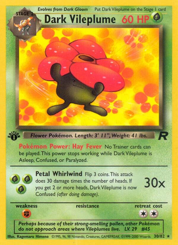 Dark Vileplume 30/82 - Team Rocket
