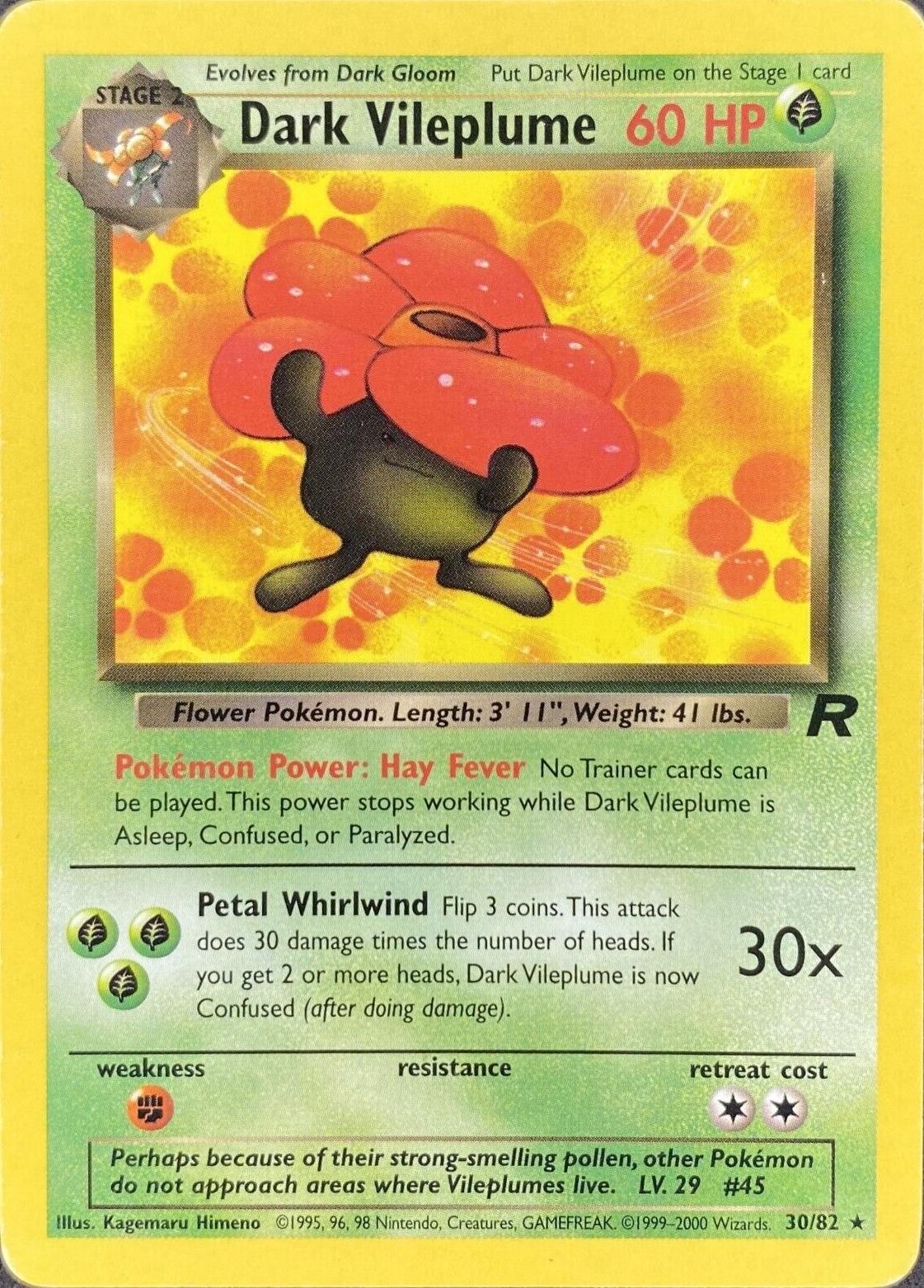 Dark Vileplume 30/82 - Team Rocket
