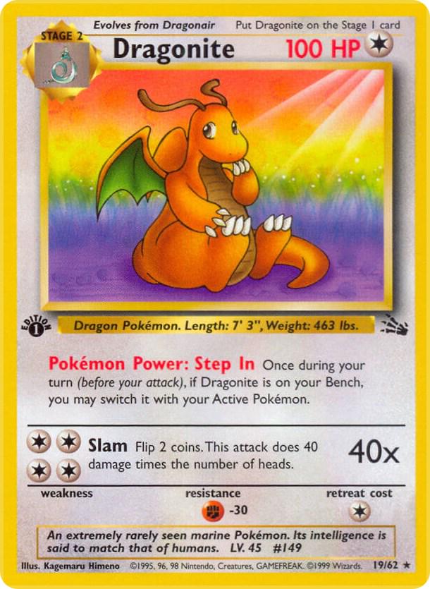 Dragonite 19/62 - Fossil Set