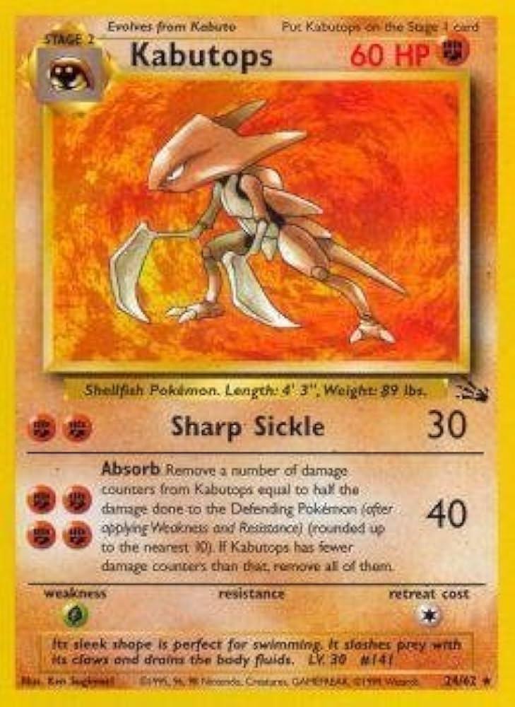 Kabutops 24/62 - Fossil Set
