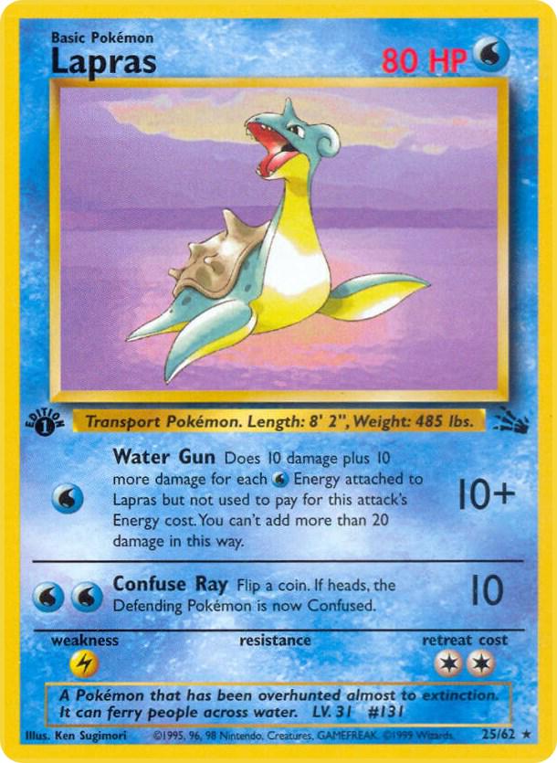 Lapras 25/62 - Fossil Set