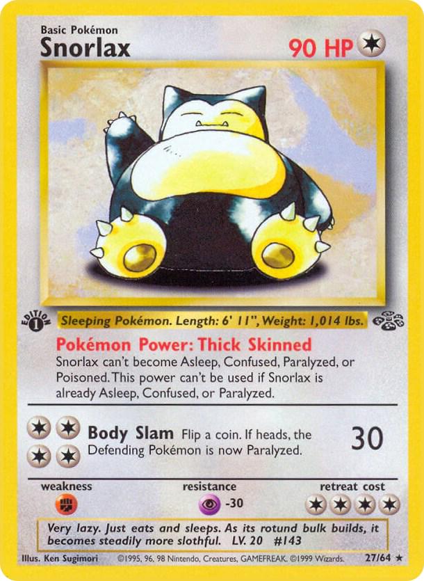 Snorlax 27/64 - Jungle Set