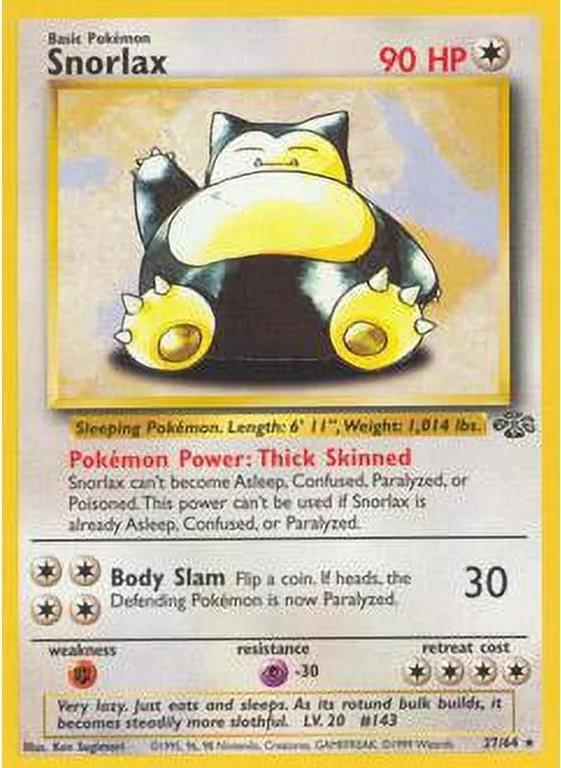 Snorlax 27/64 - Jungle Set
