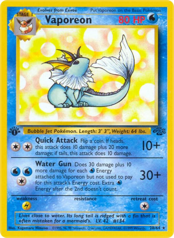 Vaporeon 28/64 - Jungle Set
