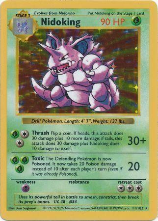 Nidoking 11/102 - Base Set
