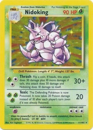 Nidoking 11/102 - Base Set