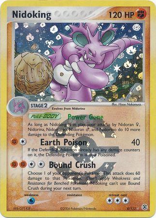 Nidoking 8/112 - EX Fire Red & Leaf Green
