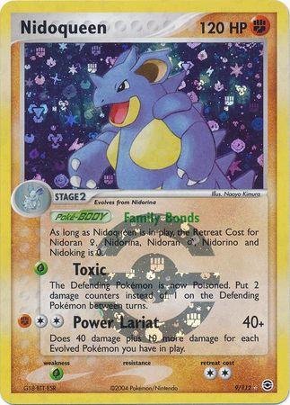 Nidoqueen 9/112 - EX Fire Red & Leaf Green