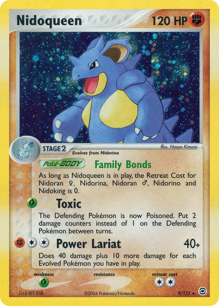 Nidoqueen 9/112 - EX Fire Red & Leaf Green