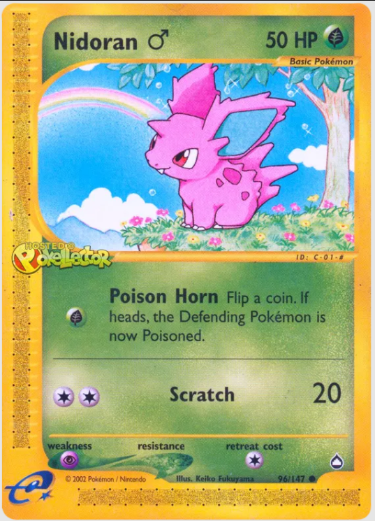 Nidoran M 96/147 - Aquapolis