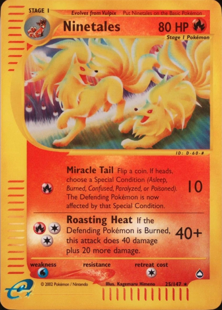 Ninetales 25/147 - Aquapolis