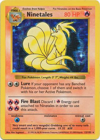 Ninetales 12/102 - Base Set