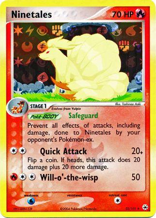 Ninetales 22/101 - EX Hidden Legends