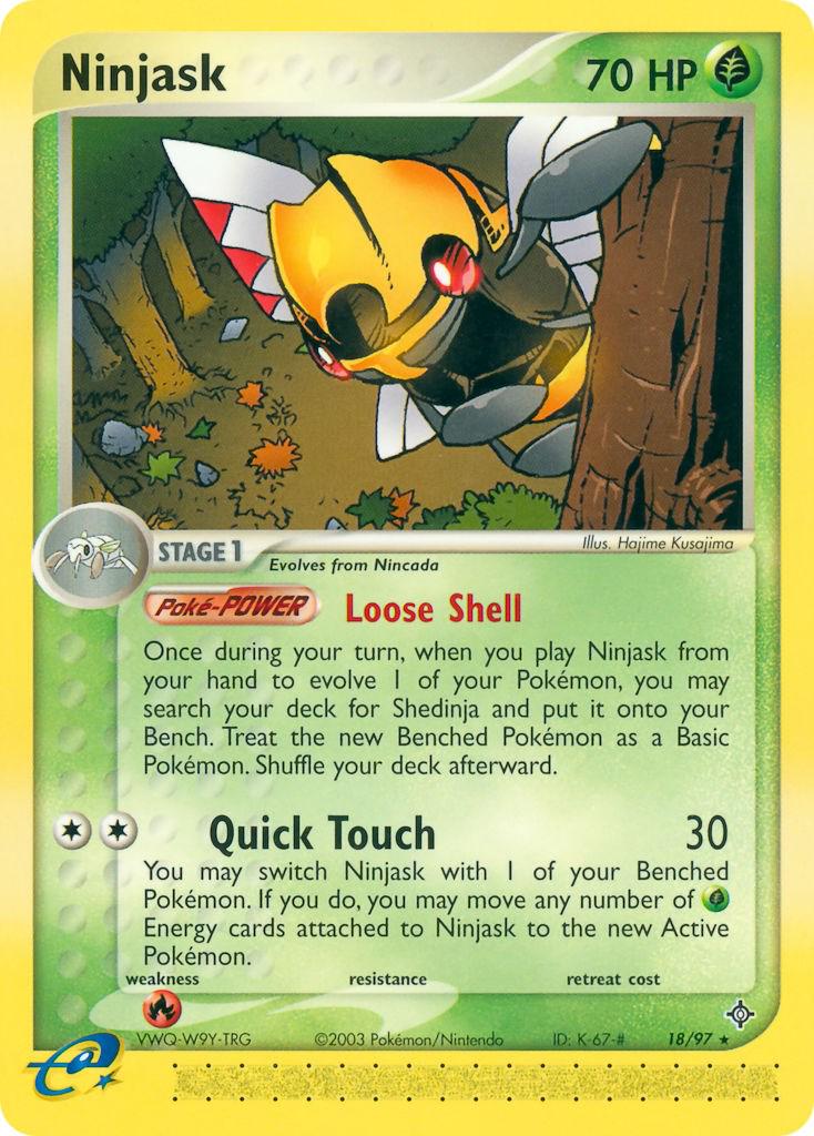 Ninjask 18/97 - EX Dragon