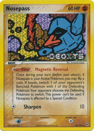 Nosepass 42/107 - EX Deoxys