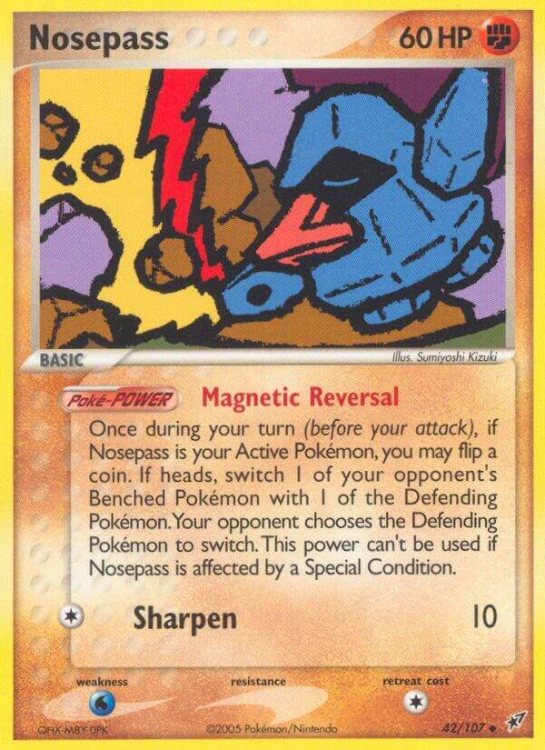 Nosepass 42/107 - EX Deoxys