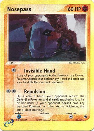 Nosepass 18/109 - EX Ruby & Sapphire