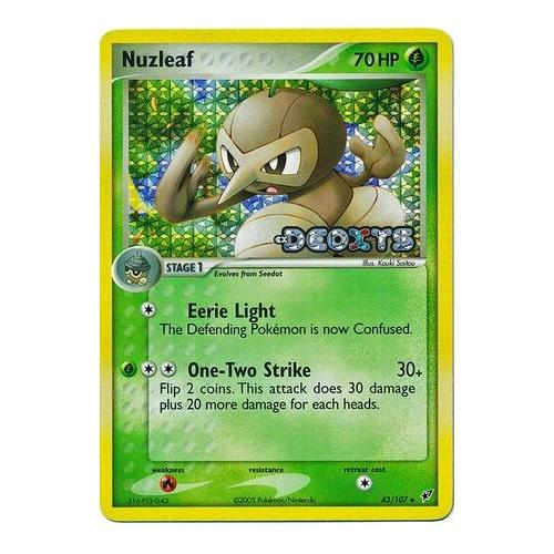 Nuzleaf 43/107 - EX Deoxys